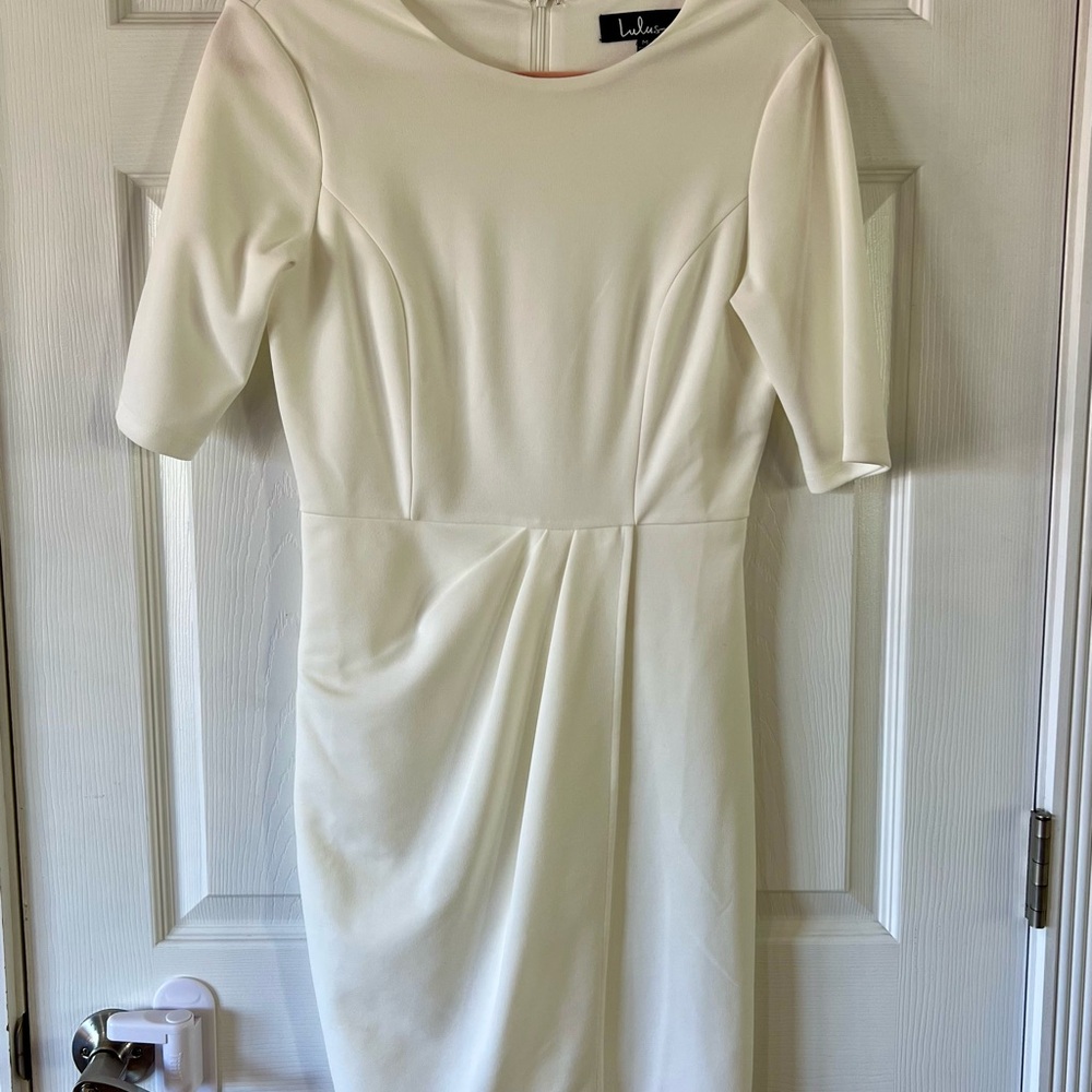 Lulu's Half Sleeve Sheath Dress